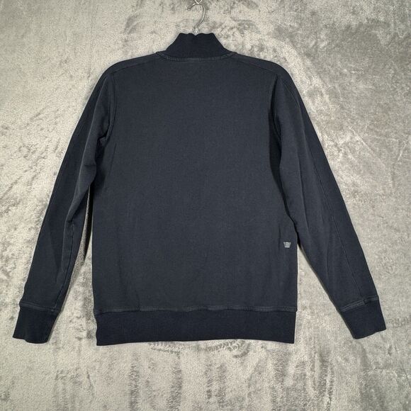 Mack Weldon Shirt Mens Medium Gray Quarter Zip Sweatshirt Preppy Neutral Golf - Picture 4 of 7